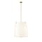 Z-Lite Weston Pendant, 6-Light, 24 In.W x 24 In.H, Modern Gold/Cream 3502P24-MGLD - alternate 1